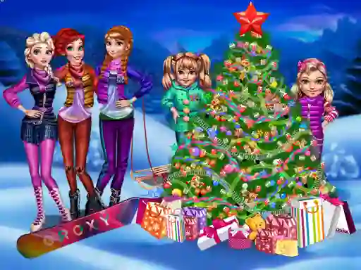 Гульня Princess Christmas Night онлайн