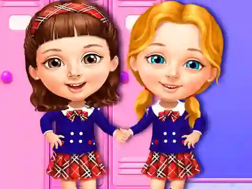 Гульня Sweet Baby Girl Cleanup Messy School онлайн