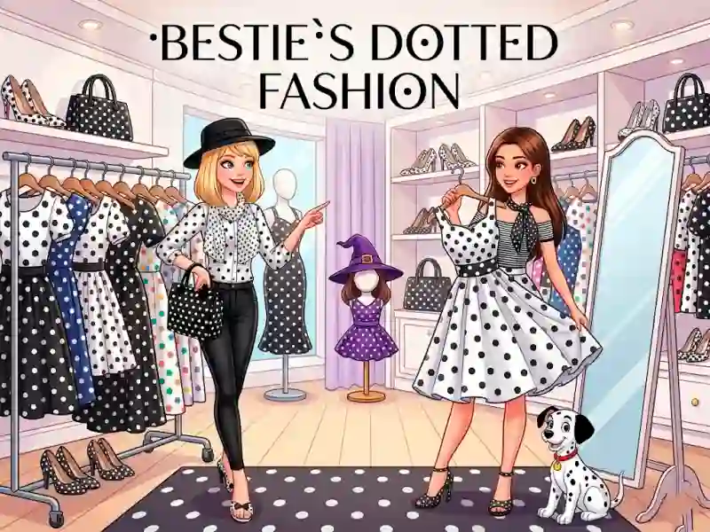 Гульня Bestie`s Dotted Fashion онлайн