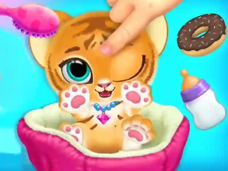 Гульня Baby Tiger Care онлайн