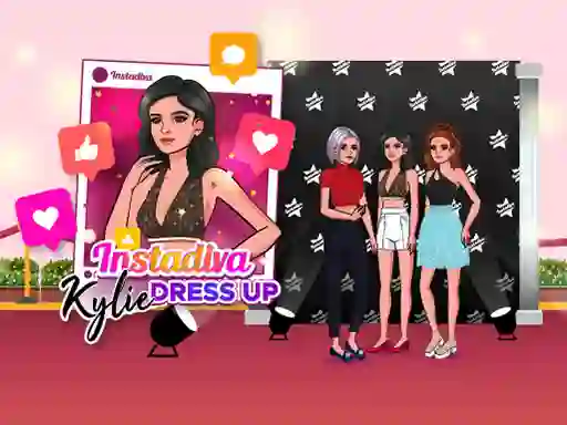 Гульня Instadiva Kylie Dress Up онлайн