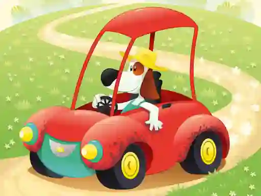 Гульня Funny Animal Ride Difference онлайн