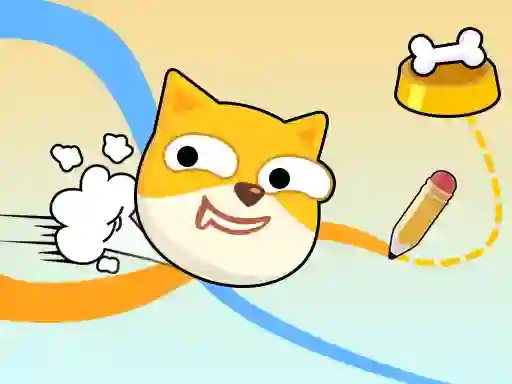 Гульня Doge Rush Draw Home Puzzle онлайн