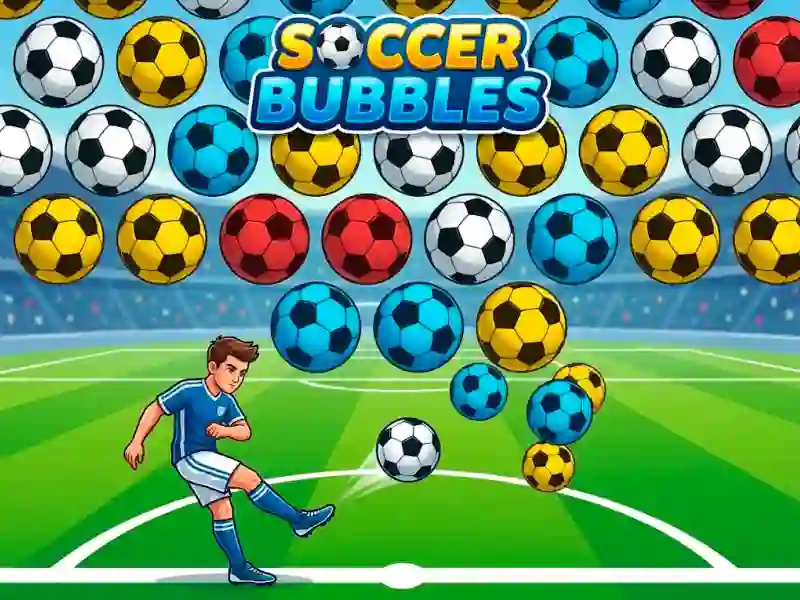 Гульня Soccer Bubbles онлайн