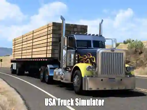 Гульня USA Truck Simulator 2024 онлайн