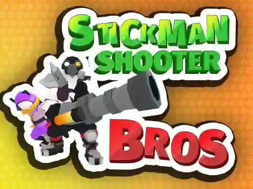 Гульня Stickman Shooter Bros онлайн