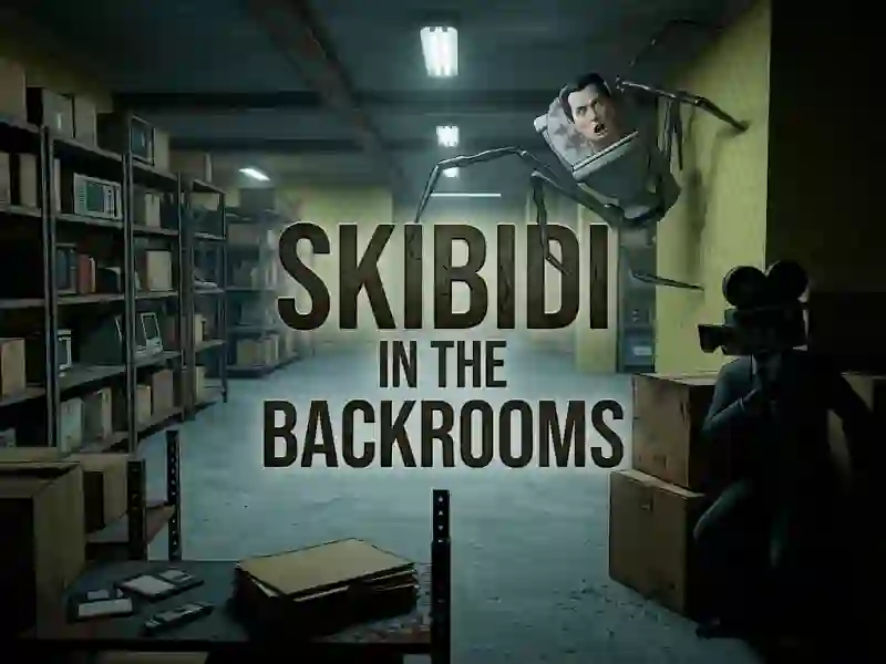 Гульня Skibidi In The Backrooms онлайн