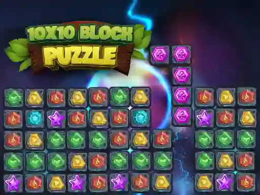 Гульня 10X10 block puzzle онлайн