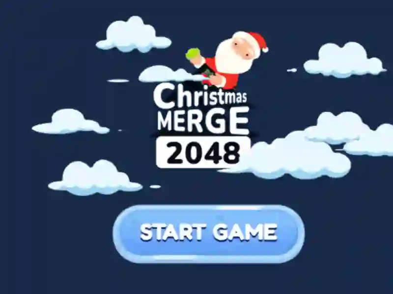 Гульня Christmas Merge 2048 онлайн