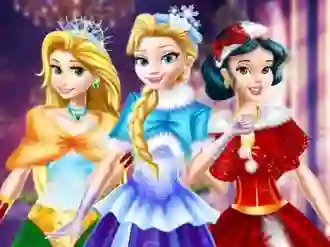 Гульня Princess Christmas At The Castle онлайн