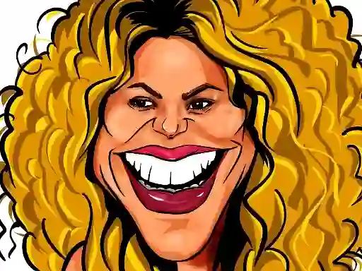 Гульня Shakira Funny Face онлайн