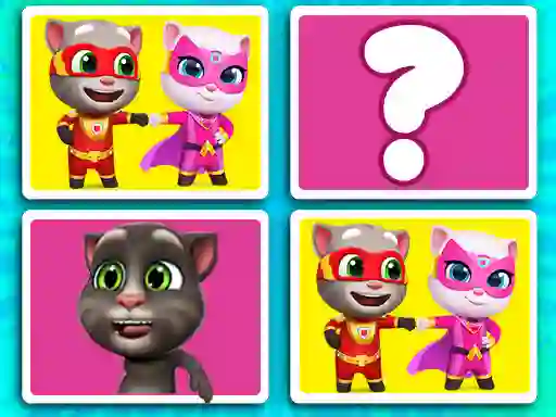 Гульня Talking Tom Match'Up онлайн