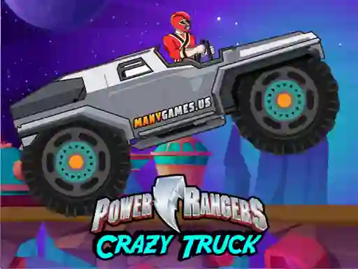 Гульня Power Rangers Crazy Truck онлайн