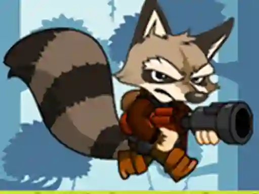 Гульня Raccoon adventure game онлайн
