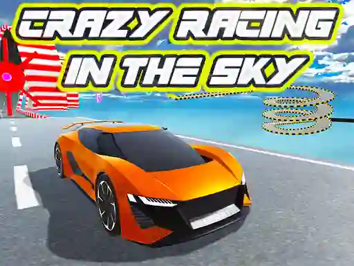 Гульня Crazy racing in the sky онлайн