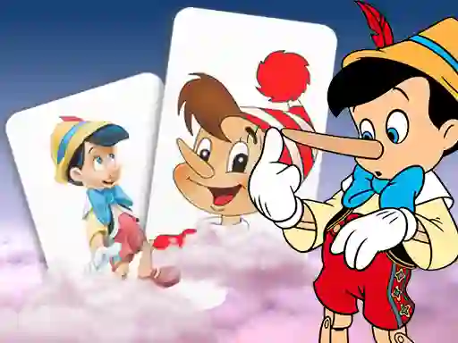 Гульня Pinocchio Memory card Match онлайн
