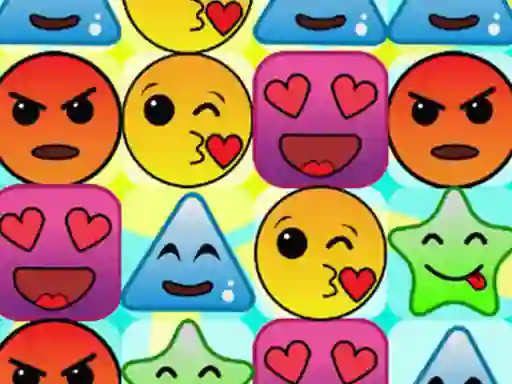 Гульня Emoji Match 3 онлайн