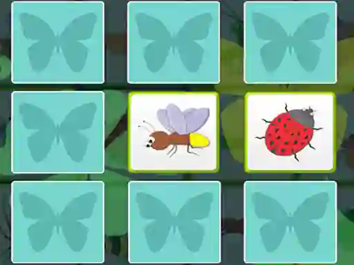 Гульня Kids Memory game - Insects онлайн