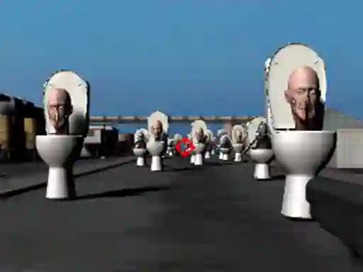 Гульня Hunt Skibidi Toilet онлайн