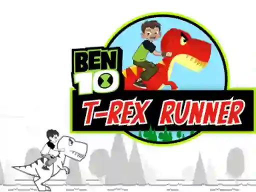 Гульня Ben 10 T-Rex Runner онлайн