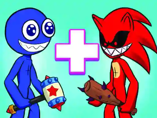 Гульня Merge Rainbow Friends онлайн