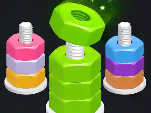 Гульня Nuts Puzzle: Color Sort онлайн