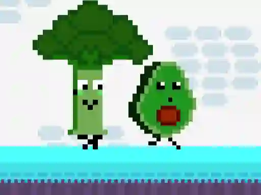 Гульня Cat Chef vs Fruits - 2 Player онлайн