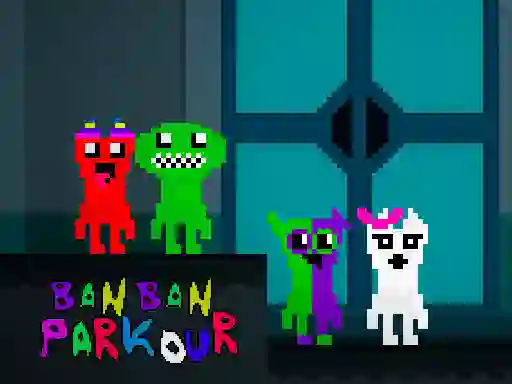 Гульня Ban Ban Parkour онлайн