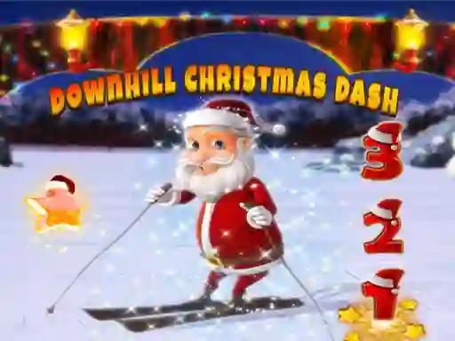 Гульня Downhill Christmas Dash онлайн