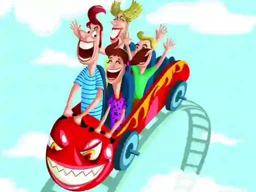 Гульня Roller coaster leap онлайн