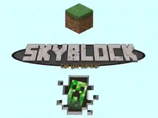 Гульня SkyBlock онлайн
