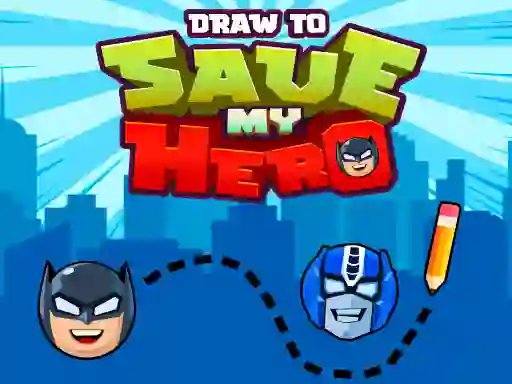 Гульня Draw to Save my Hero онлайн