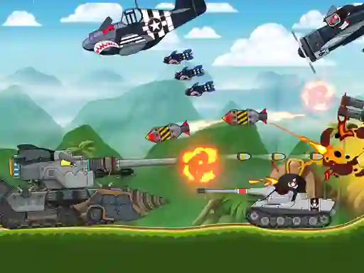 Гульня Tank Battle Tank War онлайн