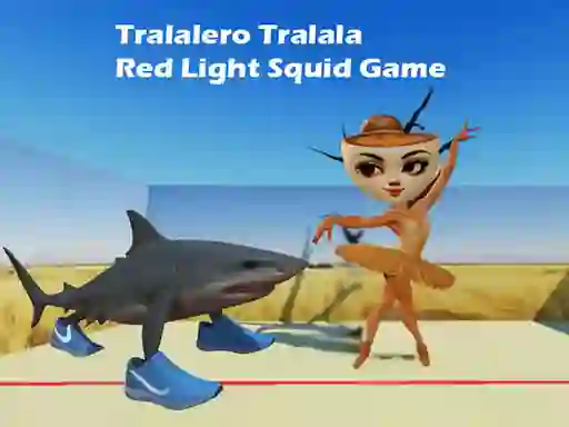 Гульня Tralalero Tralala Red Light Squid Game онлайн