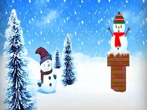 Гульня Snow Rain онлайн