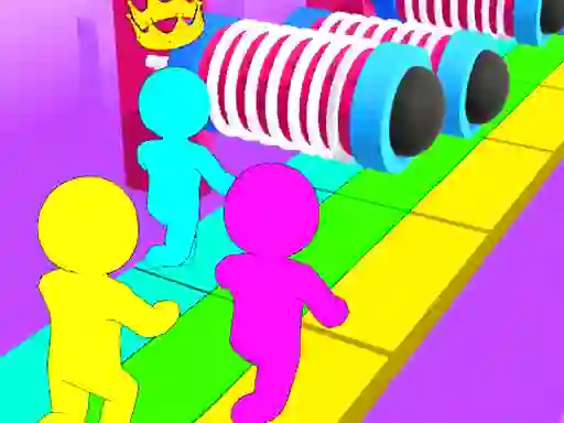 Гульня Crowd Run Race онлайн
