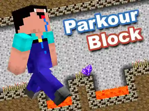 Гульня Parkour Block онлайн