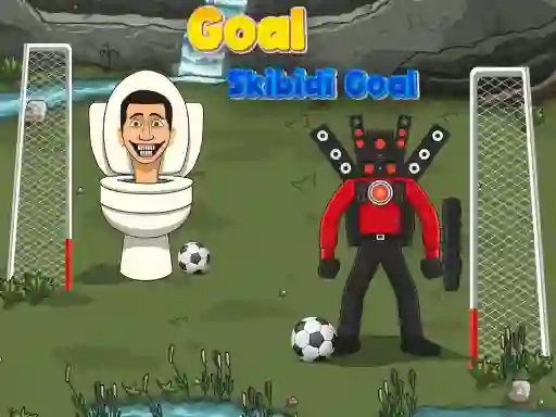 Гульня Skibidi Goal онлайн