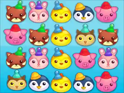 Гульня Pets Match3 онлайн