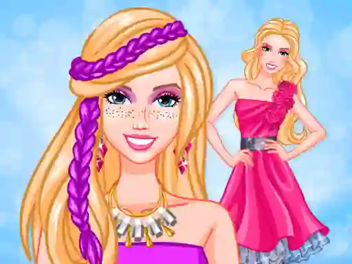 Гульня Blondy in Pink онлайн