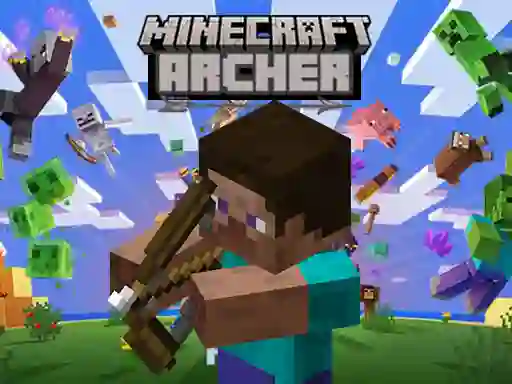 Гульня Minecraft Archer онлайн