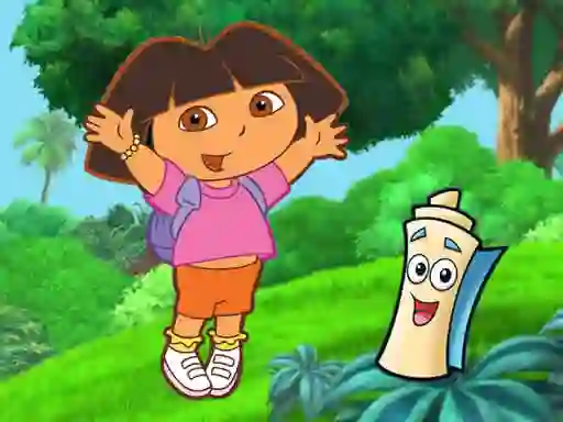 Гульня Dora Hidden Maps онлайн