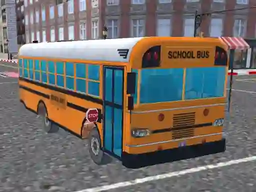Гульня Bus School Park Driver онлайн