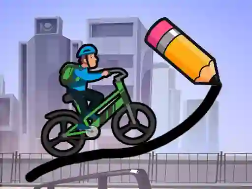 Гульня Draw The Bike Bridge онлайн
