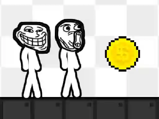 Гульня Troll Stick Face Escape онлайн