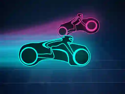 Гульня Neon Slither Sim онлайн