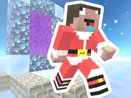 Гульня Noob Steve Christmas онлайн