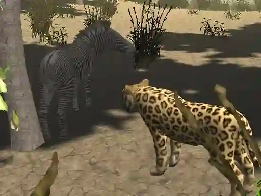 Гульня African Cheetah Hunting Simulator онлайн