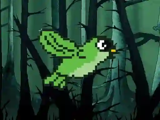 Гульня Flappy Zombird онлайн