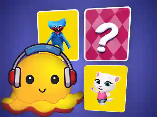 Гульня Octopus Memory Card Match онлайн